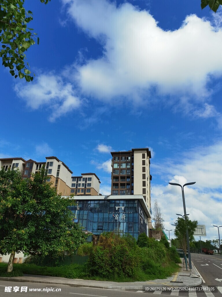 城市住宅区风景