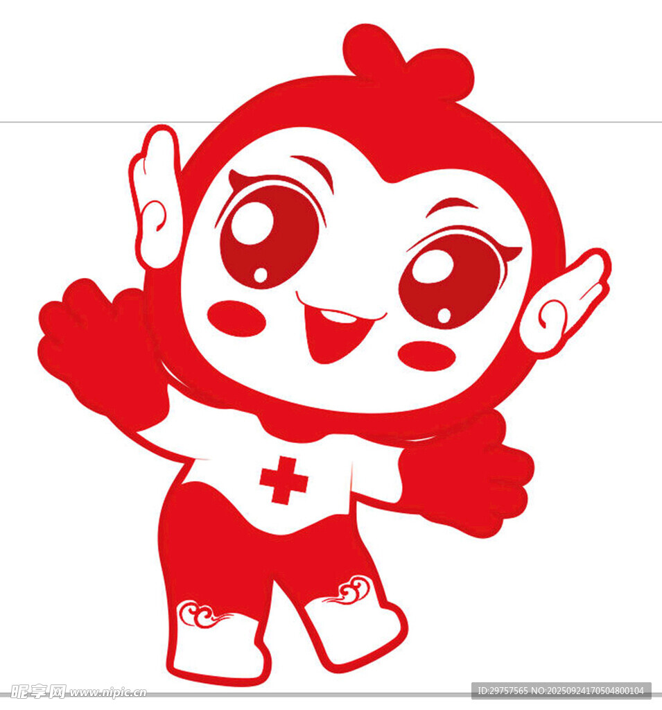 红博娃十字卡通形象