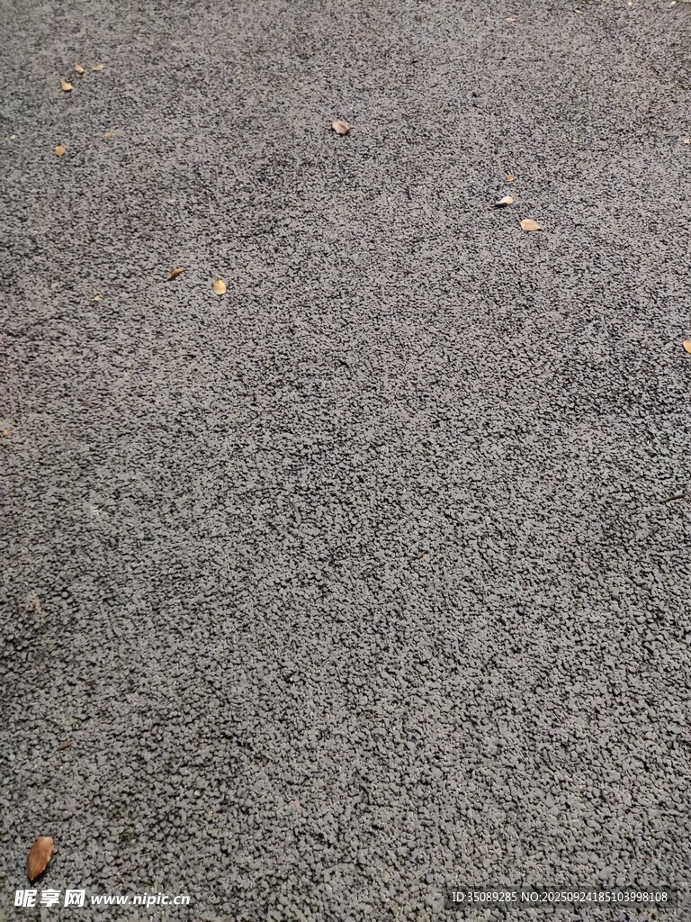 灰色粗糙路面纹理特写