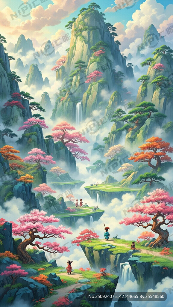 梦幻唯美新中式风景 超高清