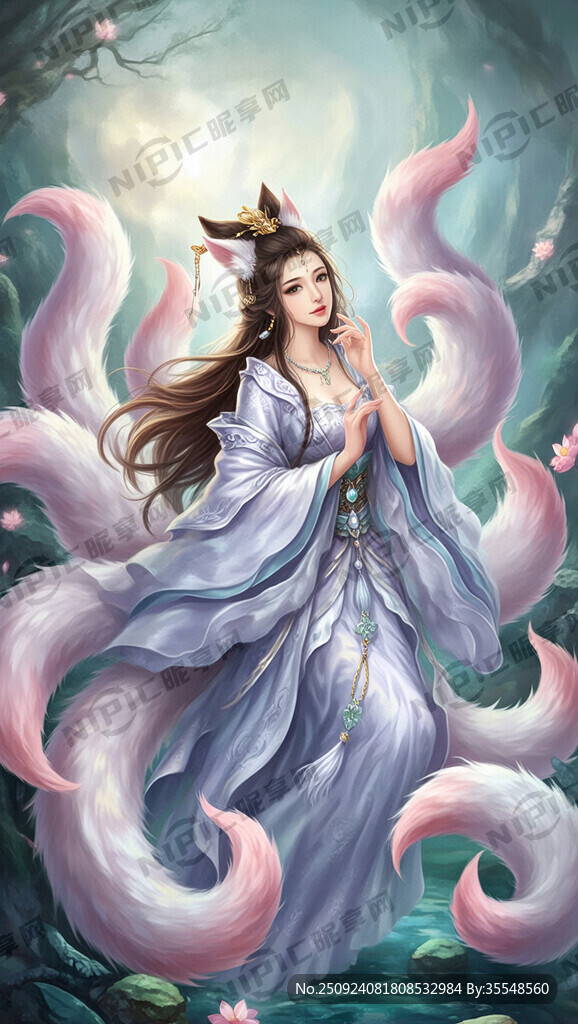 狐仙 梦幻 高清 细节刻画