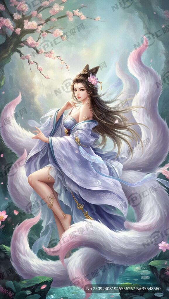 狐仙 梦幻 高清 细节刻画