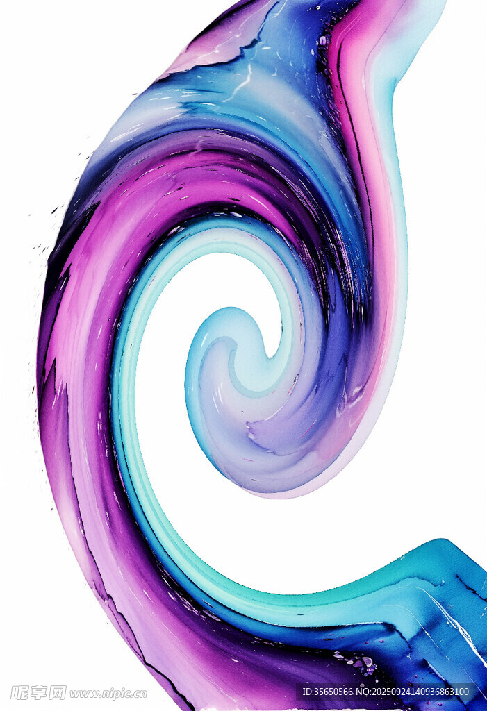 梦幻色彩流体艺术漩涡