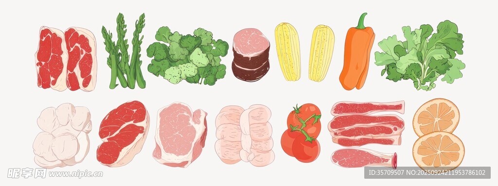 新鲜食材插图