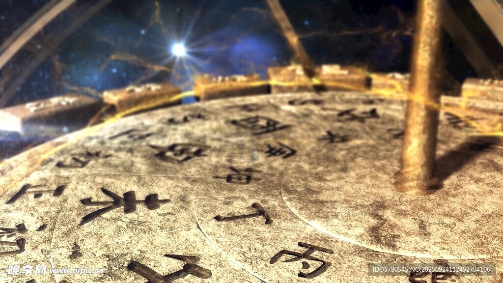 时钟怀旧复古视频素材