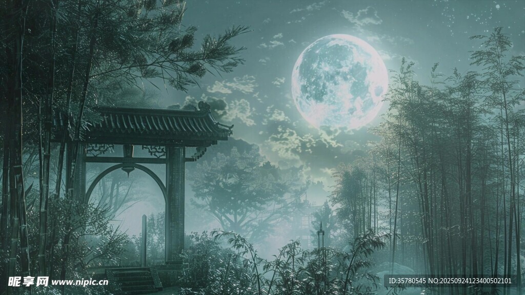 唯美意境卡通视频素材