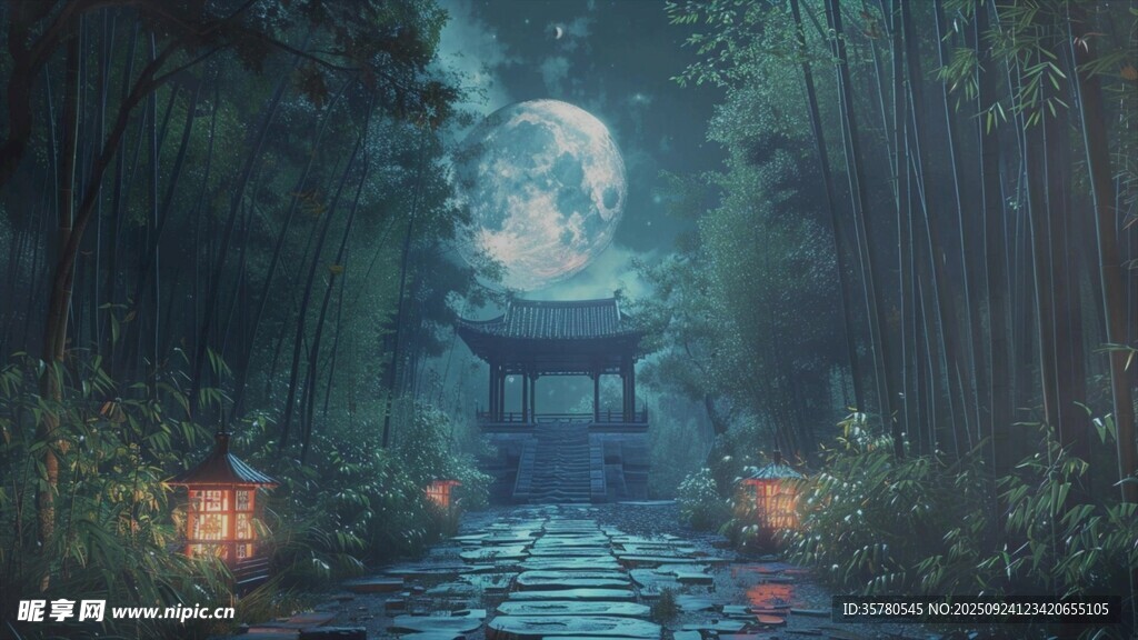 唯美意境卡通视频素材