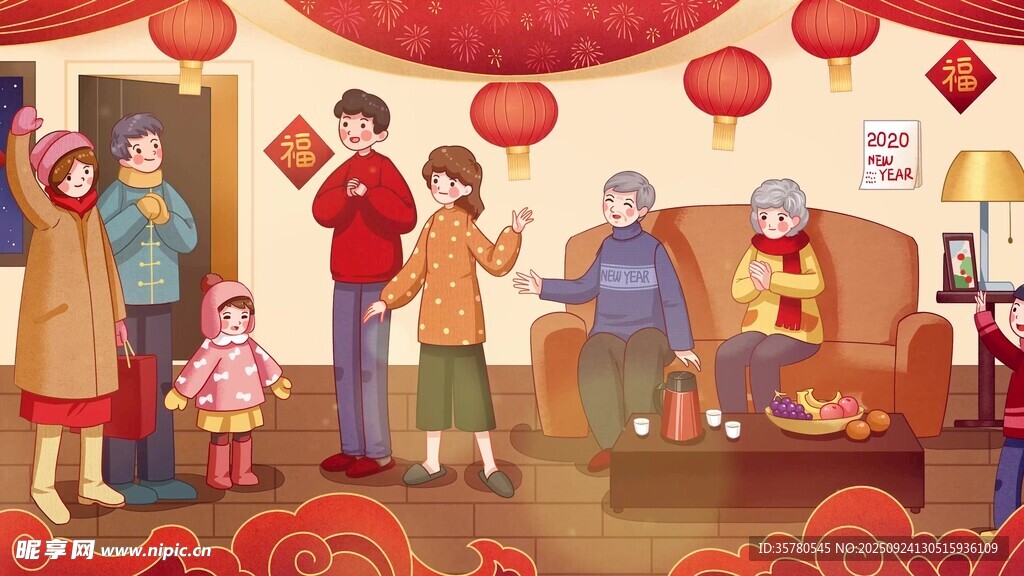 春节喜庆视频素材