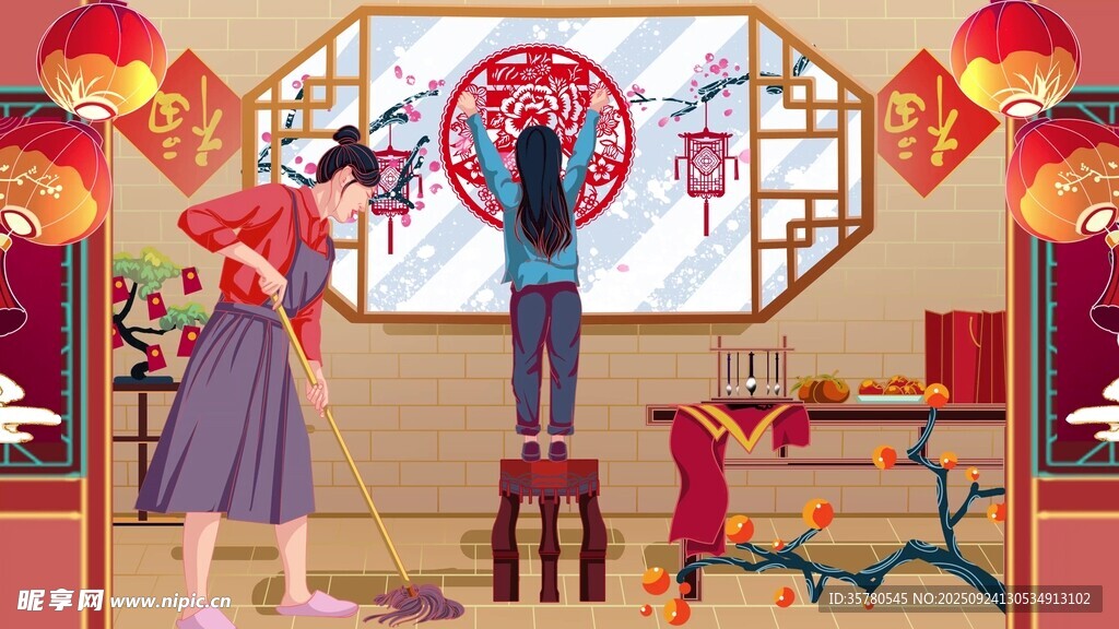 春节喜庆视频素材