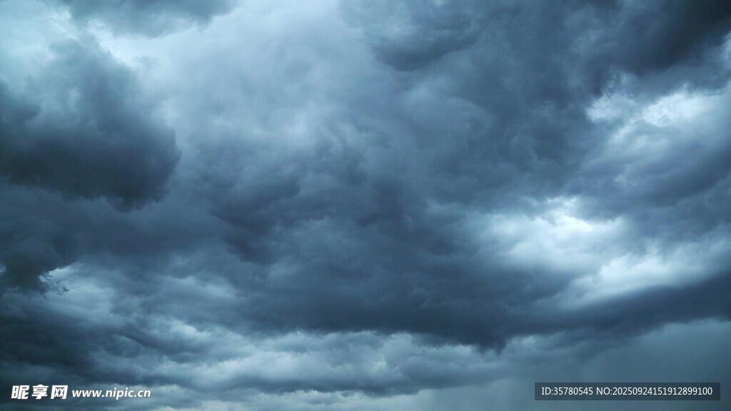 雷雨交加屏闪视频素材