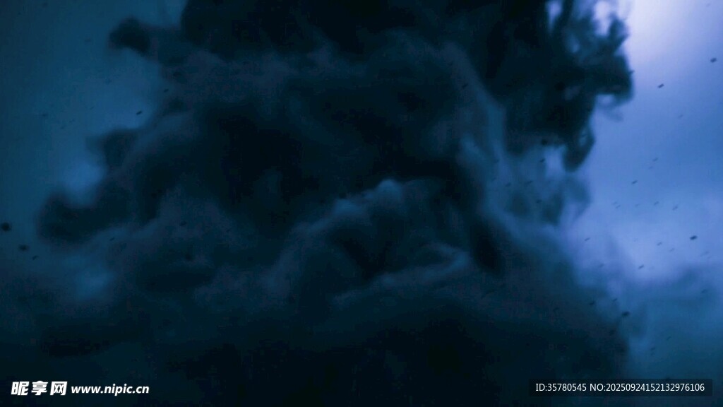 雷雨交加屏闪视频素材