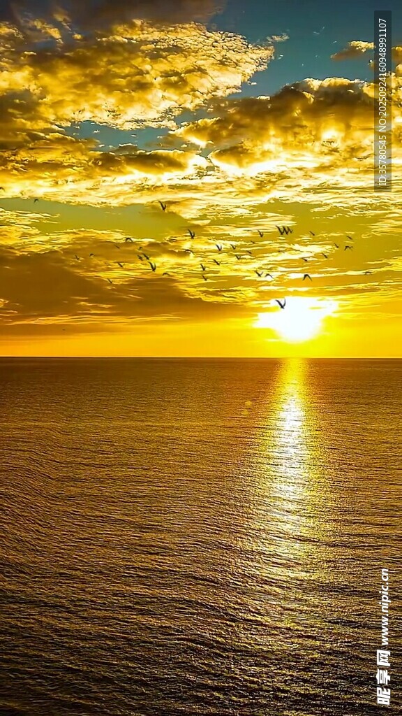 夕阳晚霞云层景观素材