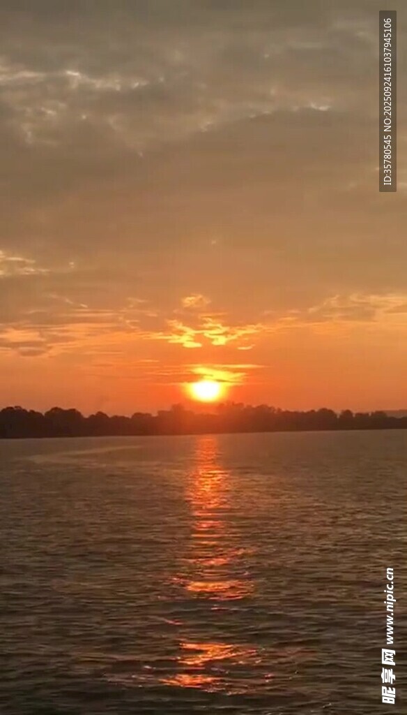 夕阳晚霞云层景观素材