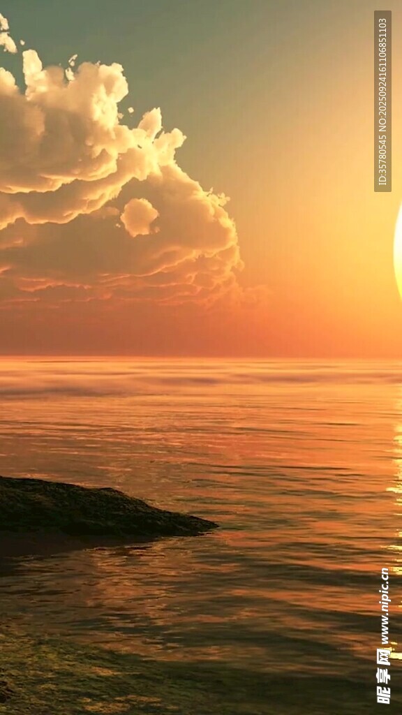 海上日落美景