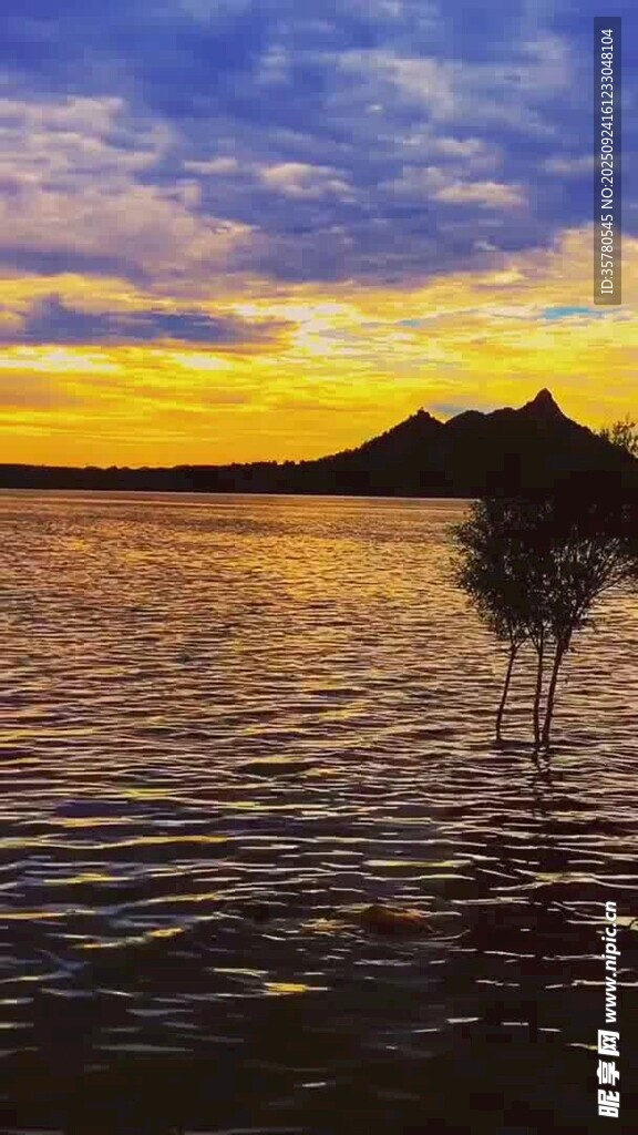 夕阳晚霞云层景观素材