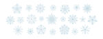 蓝色雪花