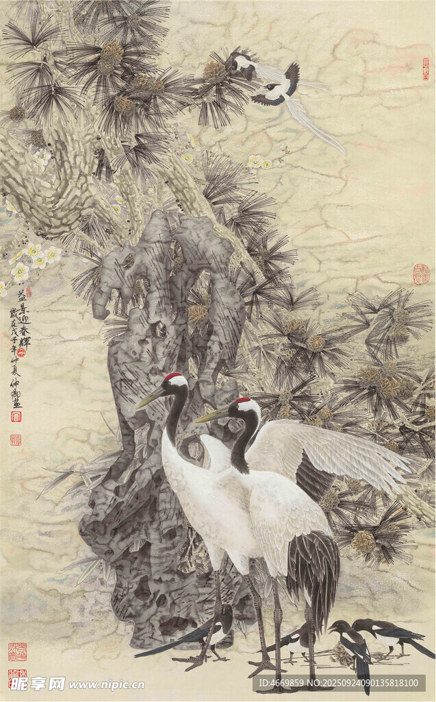 松鹤图