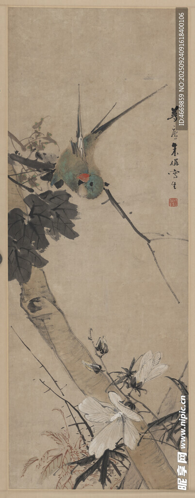 古画中的花鸟景致