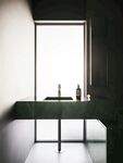 简约现代风格的浴室一角