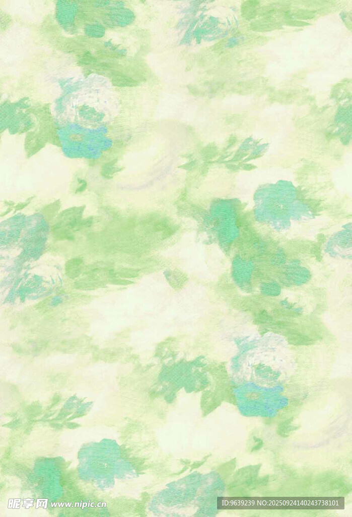 清新淡彩花卉纹理图案