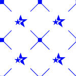 蓝星几何图案背景