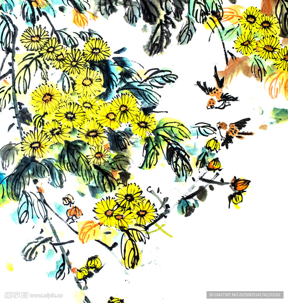 花鸟图绘 灵动自然之景