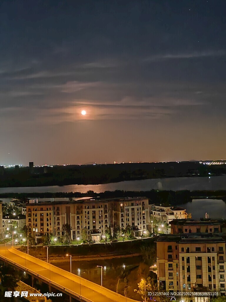 城市月夜美景