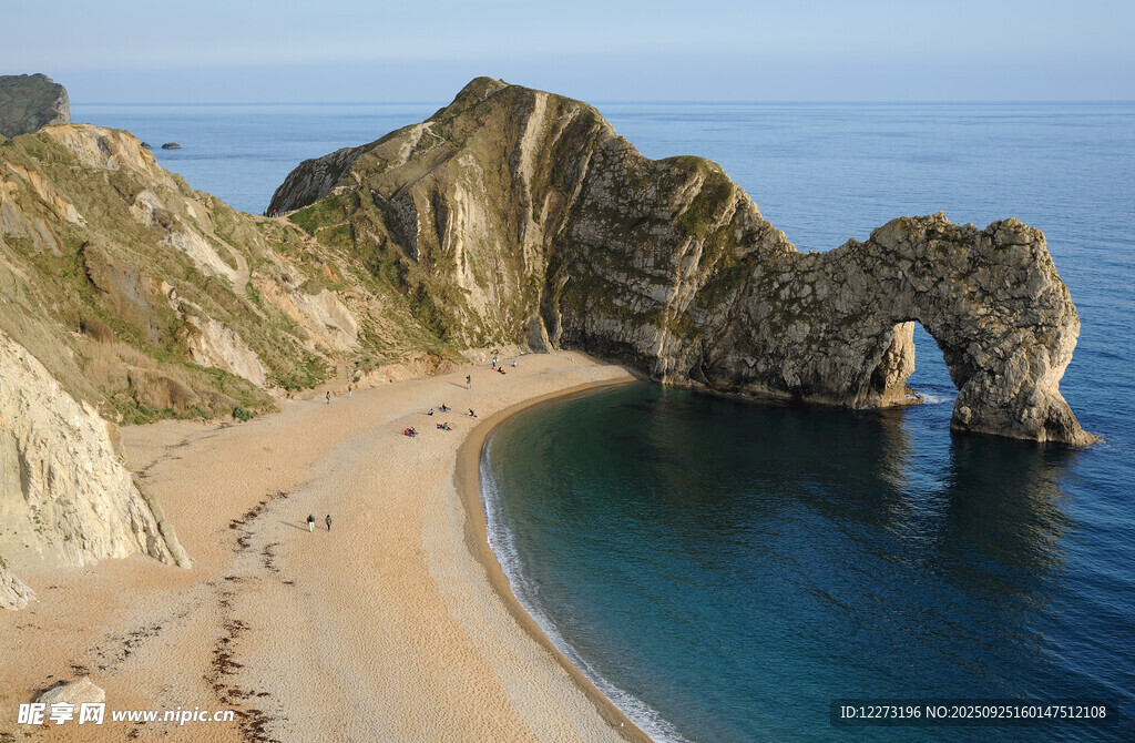 英国杜德尔门美丽海滨景观