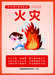 儿童遇火灾逃生示意图