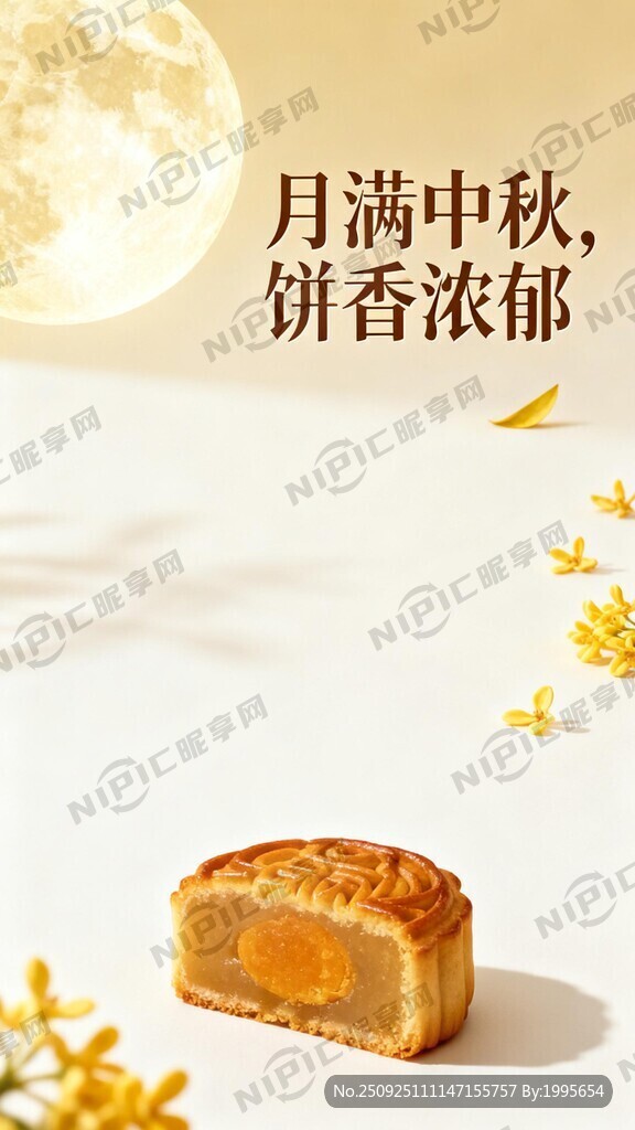 帮我生成一个以“月满中秋 醒目