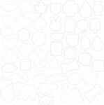 简约几何轮廓图案背景