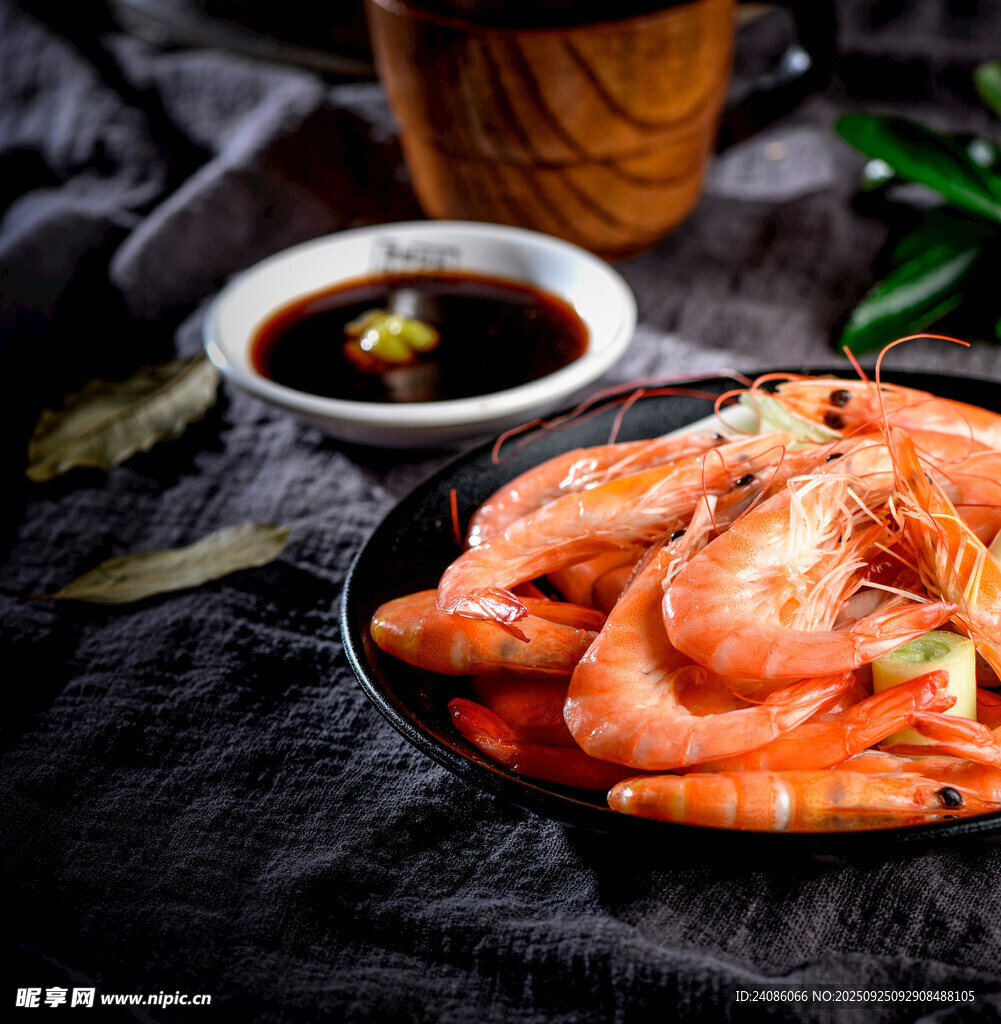 美味白灼虾