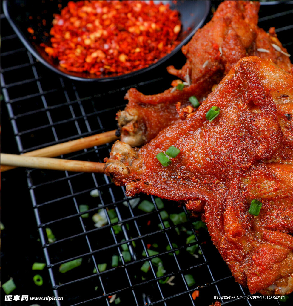 美味烤鸡腿