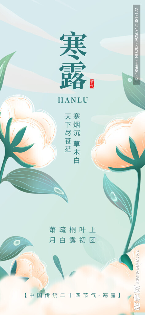 24节气 寒露 微信 节气海报
