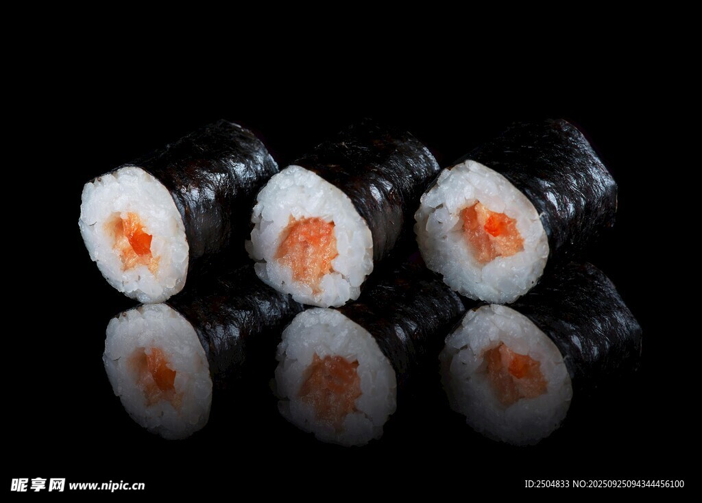 美味寿司卷 色泽诱人
