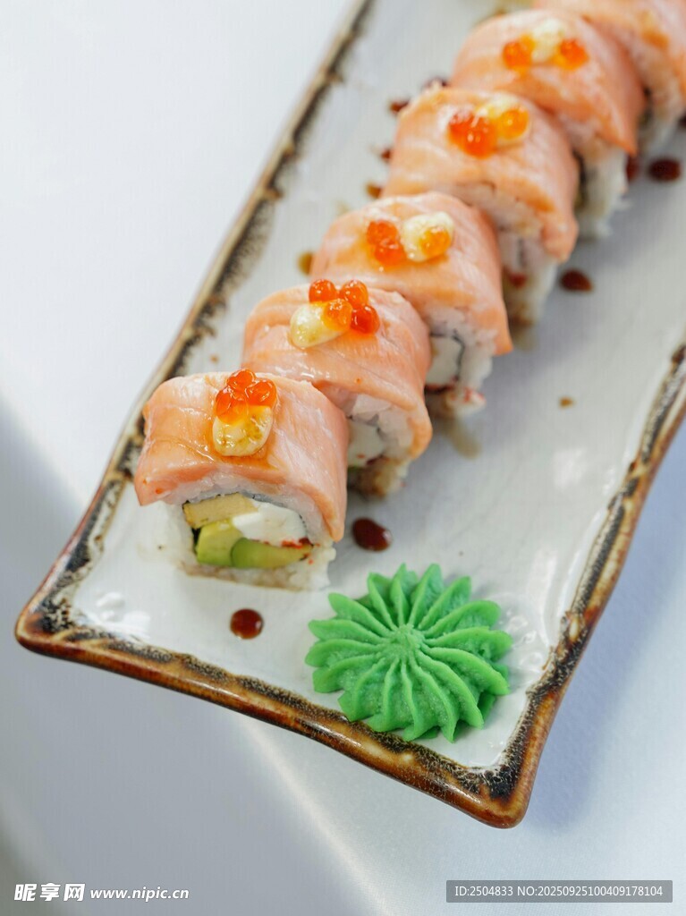 美味寿司卷 精致摆盘