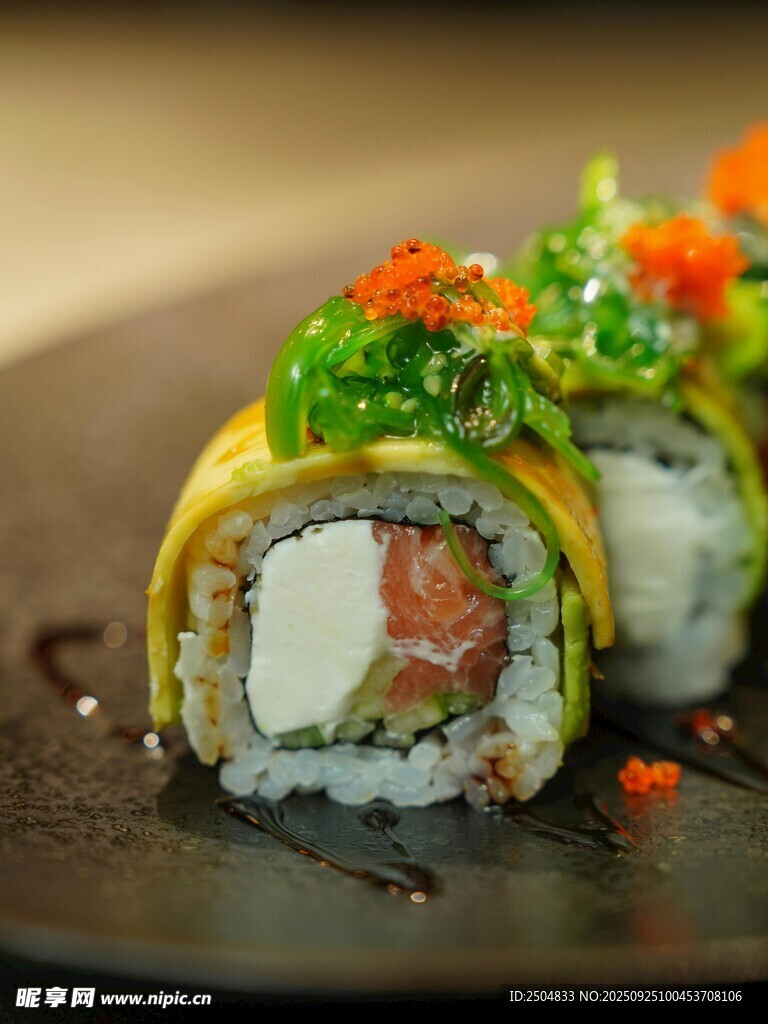 美味寿司卷 视觉味觉盛宴