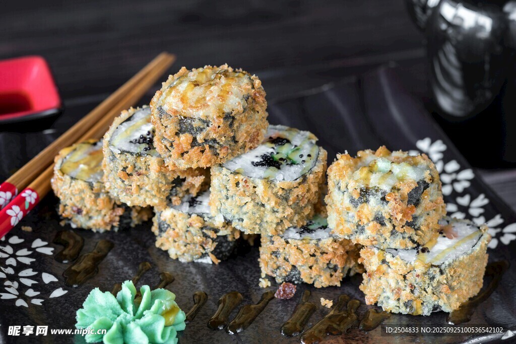 美味寿司卷 视觉味觉盛宴