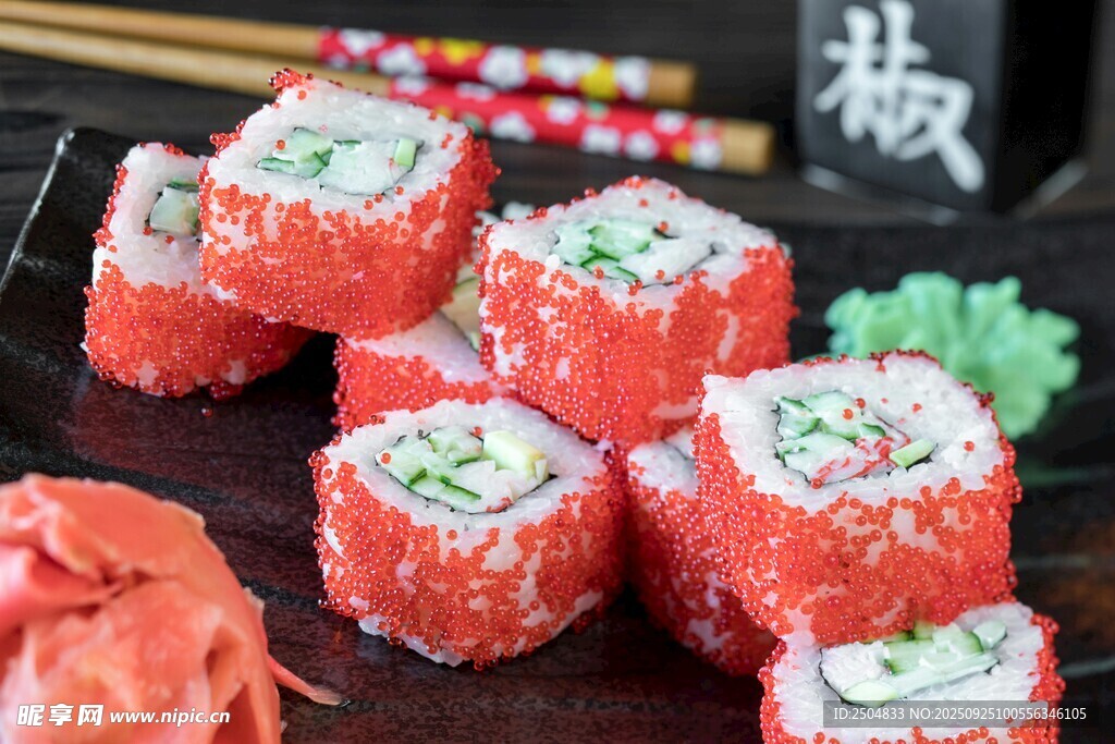 美味寿司卷 诱人日式风味