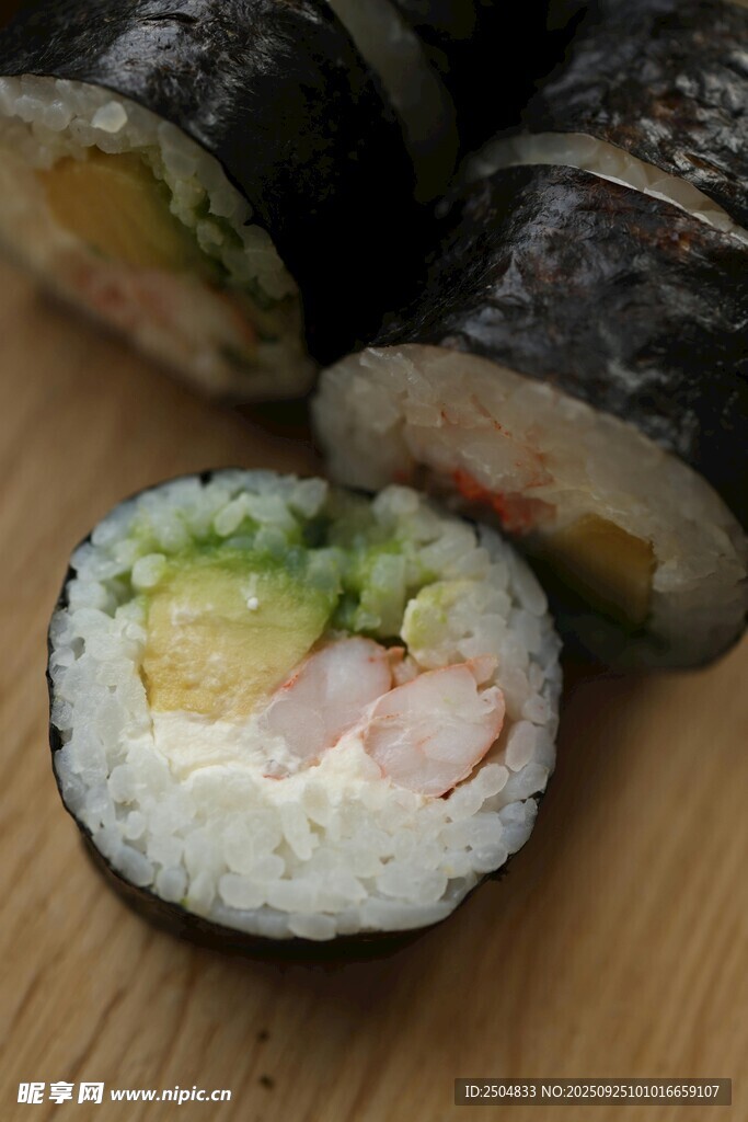 美味寿司卷 视觉味觉盛宴