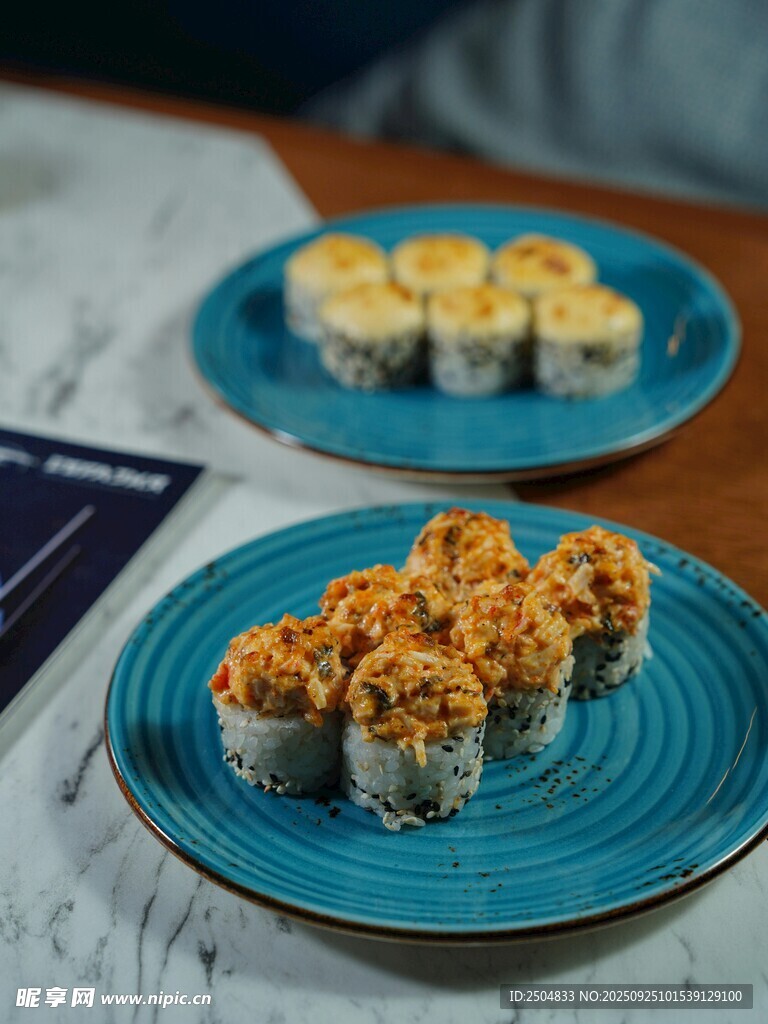 美味寿司摆盘展示