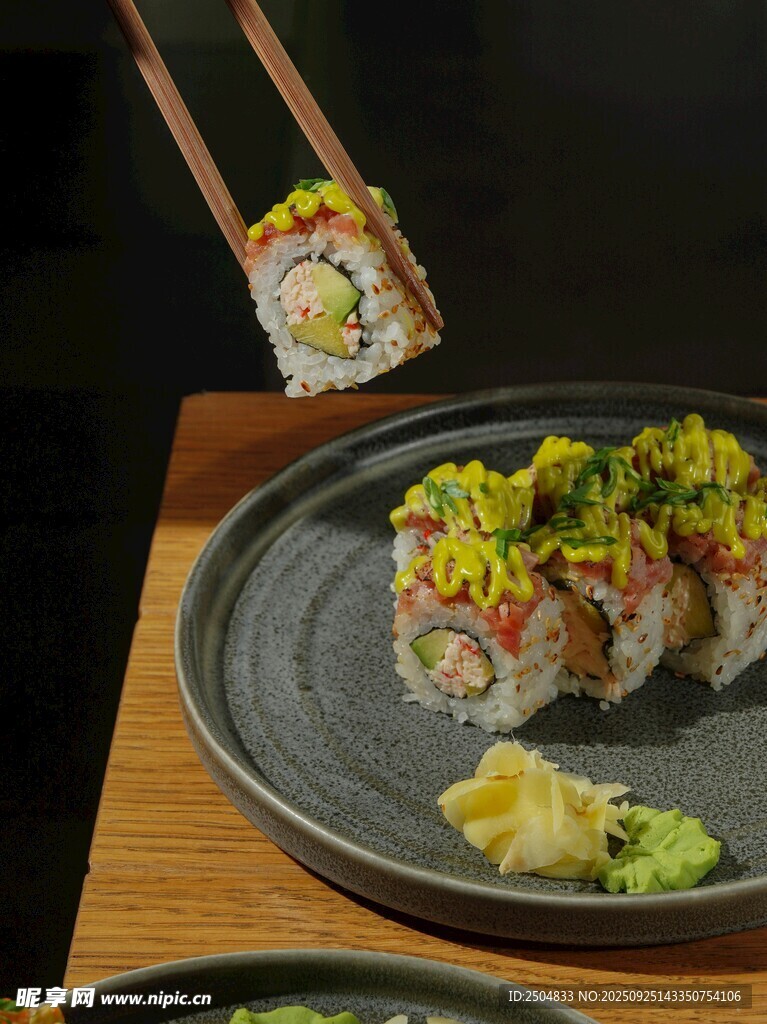美味寿司卷 视觉味觉盛宴