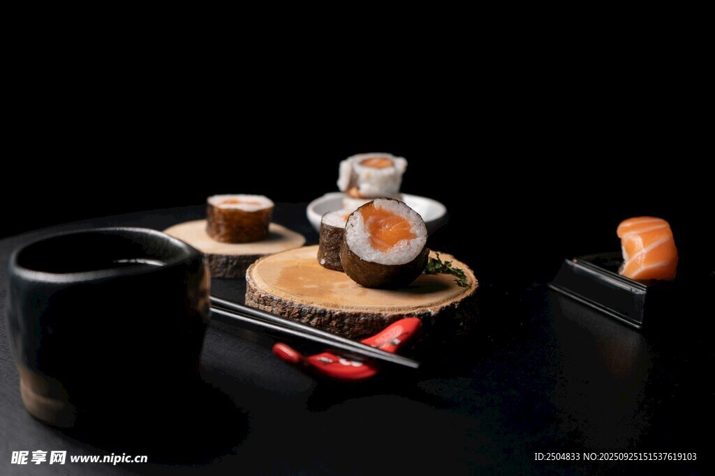精致日式寿司美食组合