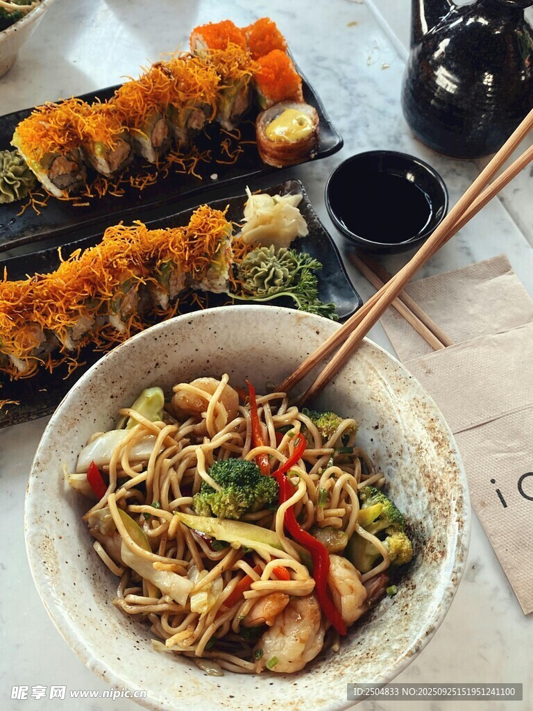 日式美食组合 视觉味觉盛宴