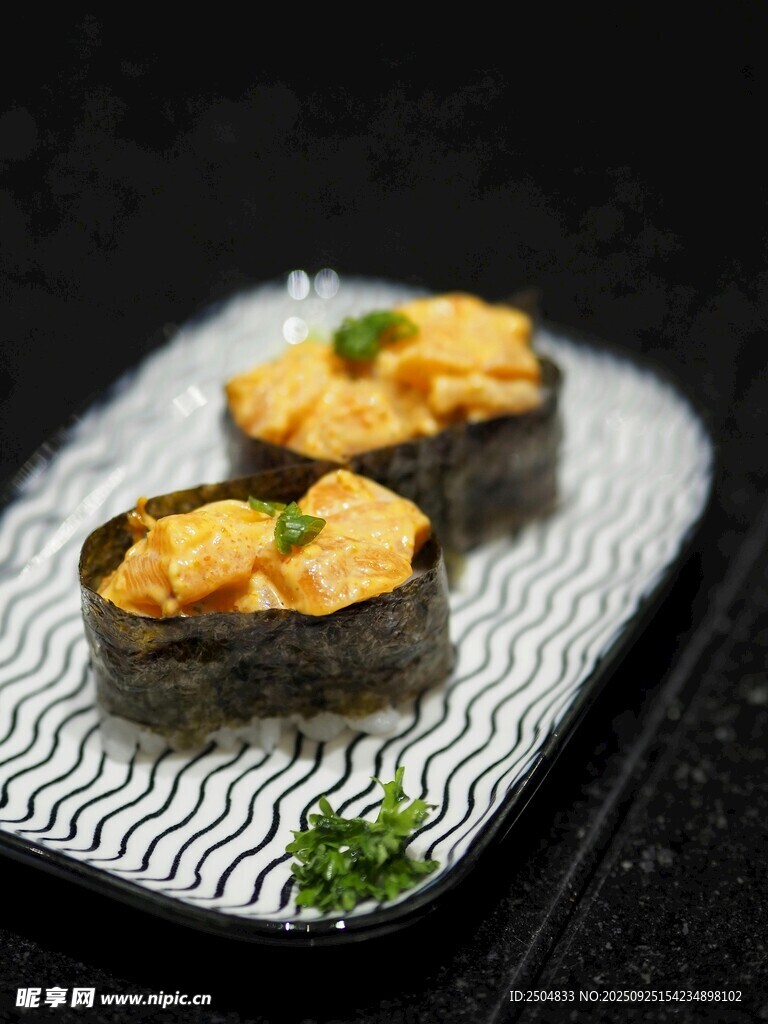 美味芝士寿司拼盘