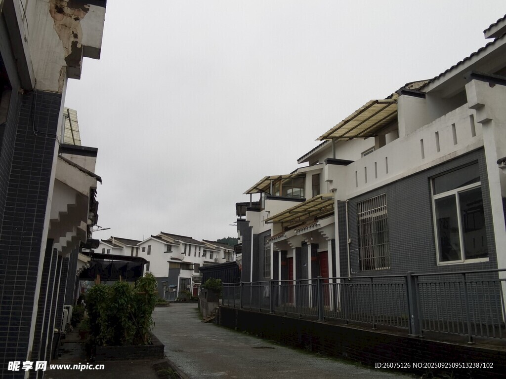 古色古香的中式民居小巷