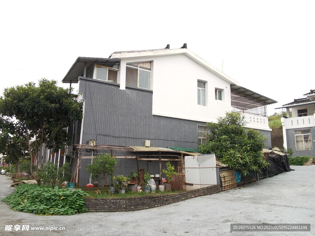 中式两层住宅外观景致