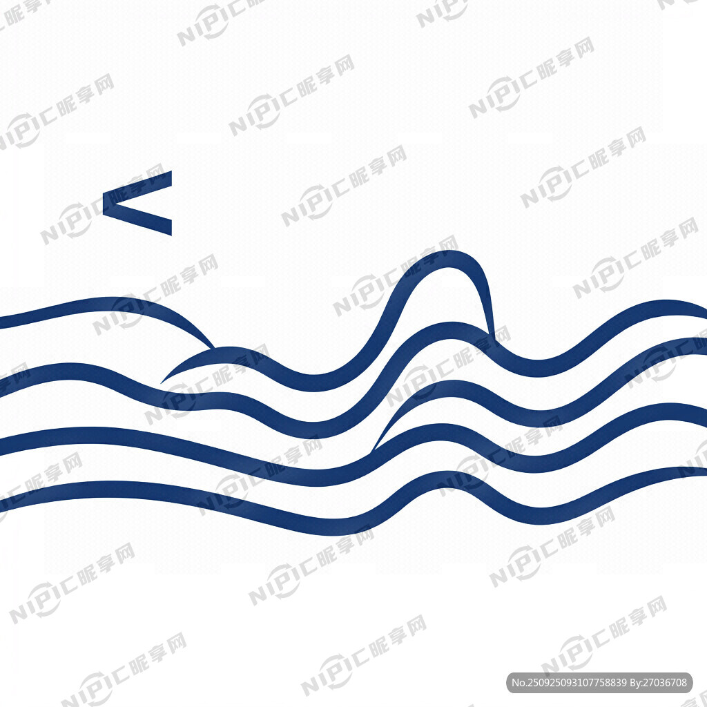 波浪线条