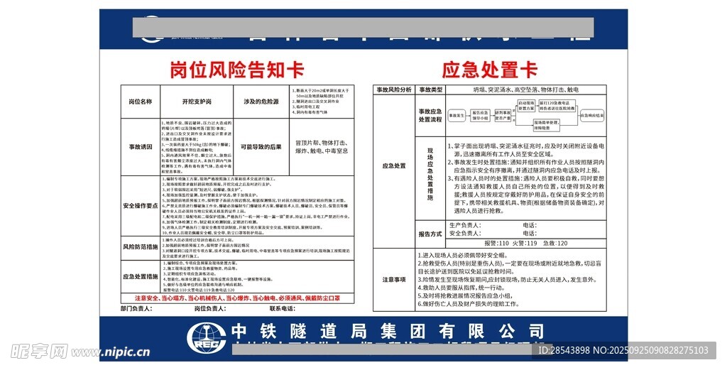 岗位风险告知卡