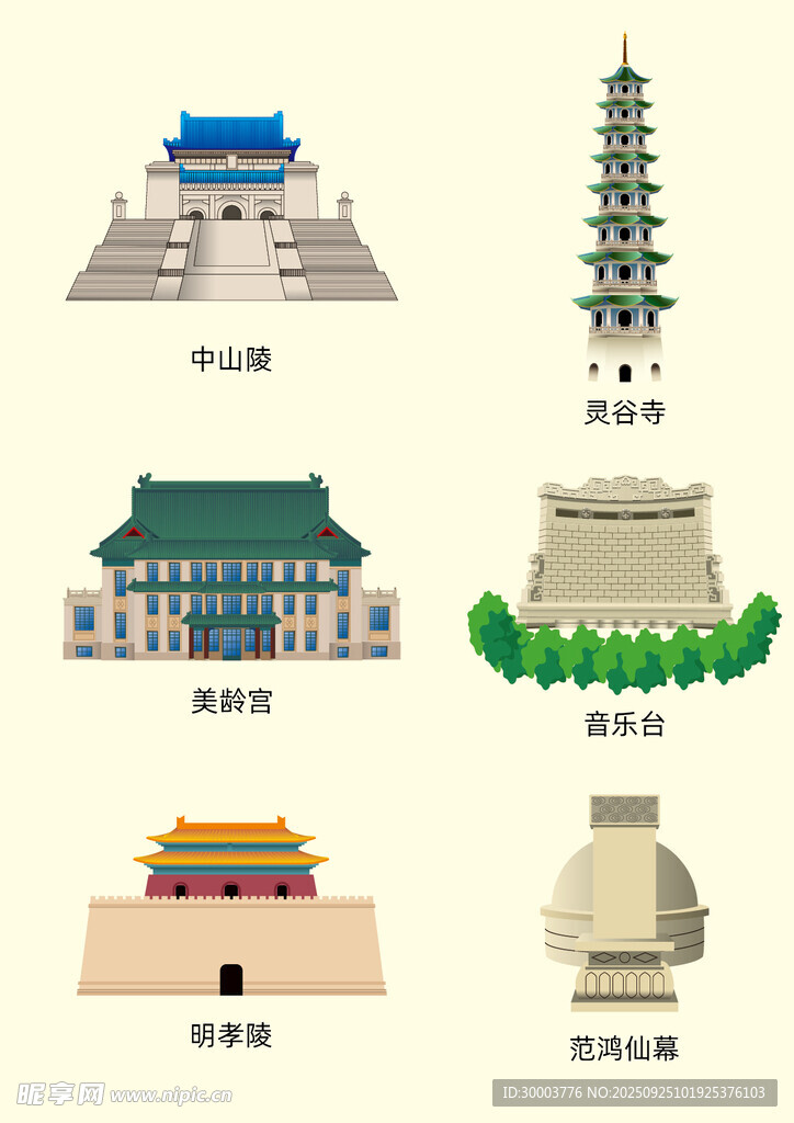 中山陵景点